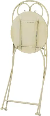 Outdoor Living by Decoris bistrostoel geneva creme - afbeelding 2