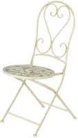 Outdoor Living by Decoris bistrostoel geneva creme