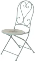 Outdoor Living by Decoris bistrostoel lausanne lichtblauw - afbeelding 1
