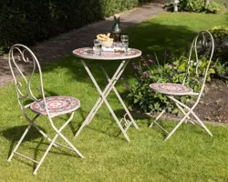 Outdoor Living by Decoris bistrostoel narbonne taupe - afbeelding 3