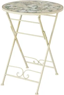 Outdoor Living by Decoris bistrotafel geneva 60x76cm creme - afbeelding 1