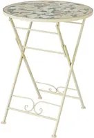 Outdoor Living by Decoris bistrotafel geneva 60x76cm creme - afbeelding 1