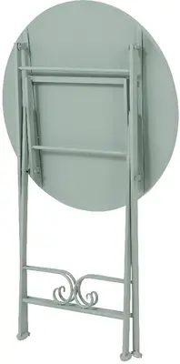 Outdoor Living by Decoris bistrotafel lausanne 60x76cm lichtblauw - afbeelding 2