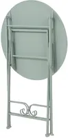Outdoor Living by Decoris bistrotafel lausanne 60x76cm lichtblauw - afbeelding 2