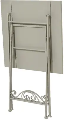 Outdoor Living by Decoris bistrotafel marrakech 58x58x76cm lichtgrijs - afbeelding 2