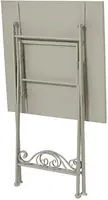 Outdoor Living by Decoris bistrotafel marrakech 58x58x76cm lichtgrijs - afbeelding 2