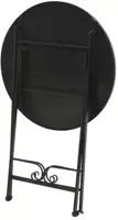Outdoor Living by Decoris bistrotafel maun 60x76cm zwart - afbeelding 2