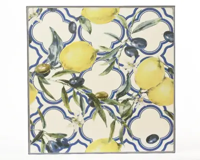 Outdoor Living by Decoris bistrotafel sorrento 58x58x76cm blauw - afbeelding 3