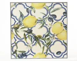 Outdoor Living by Decoris bistrotafel sorrento 58x58x76cm blauw - afbeelding 3