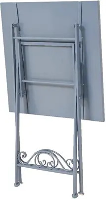Outdoor Living by Decoris bistrotafel sorrento 58x58x76cm blauw - afbeelding 2