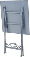 Outdoor Living by Decoris bistrotafel sorrento 58x58x76cm blauw - afbeelding 2