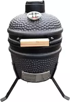 Own Grill 13 inch keramische kamado barbecue mini zwart - afbeelding 1