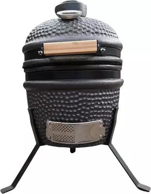 Own Grill 13 inch keramische kamado barbecue mini zwart - afbeelding 4