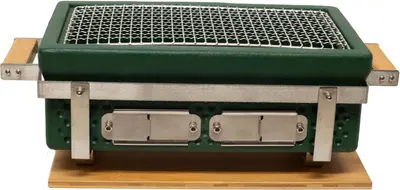 Own Grill hibachi grill groen - afbeelding 1