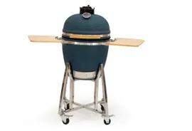 Own grill keramische barbecue 20"Large blauw rvs frame   - afbeelding 1