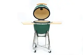Own grill keramische barbecue 20" Large groen rvs frame - afbeelding 2