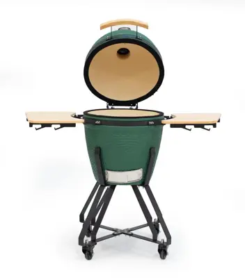 Own grill keramische barbecue 20" Large groen - zwart frame - afbeelding 2