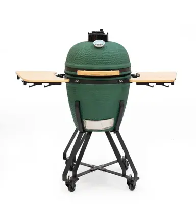 Own grill keramische barbecue 20" Large groen - zwart frame - afbeelding 1