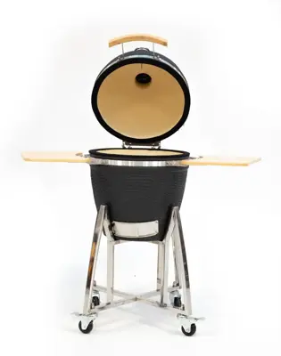 Own grill keramische barbecue 20" Large zwart -  rvs frame - afbeelding 2