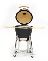 Own grill keramische barbecue 20" Large zwart -  rvs frame - afbeelding 2
