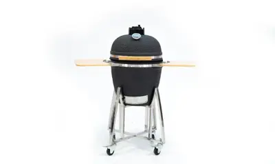 Own grill keramische barbecue 20" Large zwart -  rvs frame - afbeelding 1