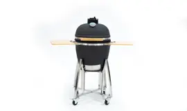 Own grill keramische barbecue 20" Large zwart -  rvs frame - afbeelding 1