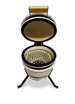 Own grill keramische kamado barbecue 13 inch Mini creme V2 - afbeelding 3