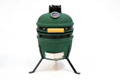 Own grill keramische kamado barbecue 13 inch Mini groen V2 - afbeelding 1