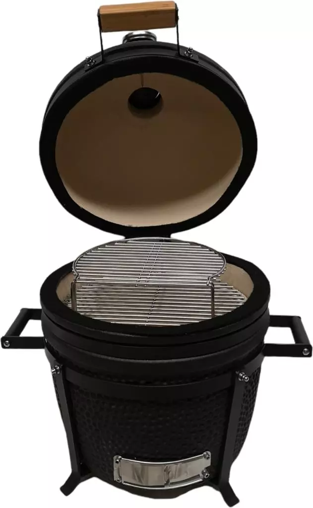 ei Wet en regelgeving aantrekken Own grill keramische kamado barbecue compact mat zwart kopen? - tuincentrum  Osdorp :)