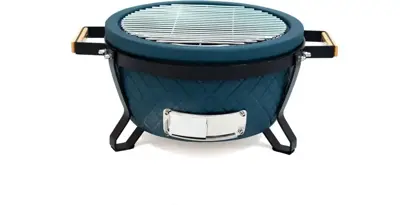 Own grill Tafelgrill kamado 16" blauw - afbeelding 1