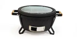 Own grill Tafelgrill kamado 16" zwart - afbeelding 1
