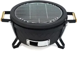 Own grill Tafelgrill kamado 16" zwart - afbeelding 2