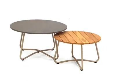 Own Living bijzettafel set marlow pearl - afbeelding 1