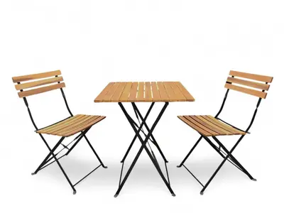 Own Living bistroset frans zwart - afbeelding 1