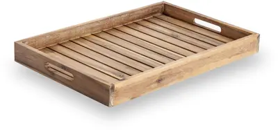 Own Living dienblad hout  70x50x6cm teak