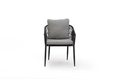 Own Living dining tuinstoel catalina lava grey - afbeelding 1