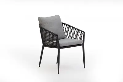 Own Living dining tuinstoel catalina lava grey - afbeelding 2