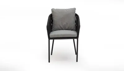 Own Living dining tuinstoel masie lava grey - afbeelding 1