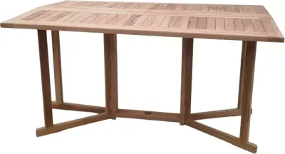 Own Living dining tuintafel kudus 150x90x74cm teak - afbeelding 1