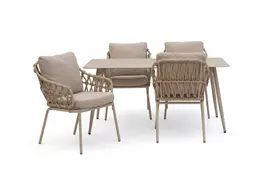 Own Living diningset alban 160 karina sandy beach - afbeelding 1
