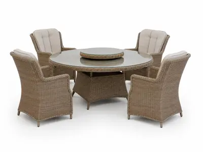 Own Living diningset ferro canossa mexican sand - afbeelding 1