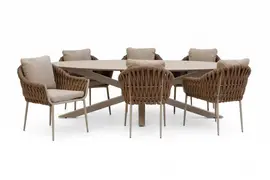 Own Living diningset melina 260 palma sahara dust - afbeelding 1