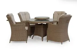 Own Living diningset tartano canossa mexican sand - afbeelding 1