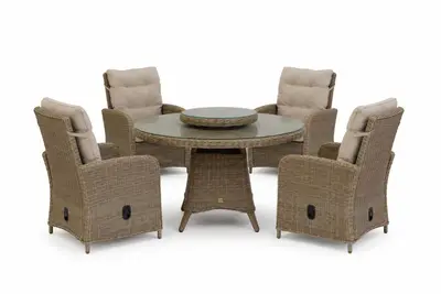 Own Living diningset tartano nevra mexican sand - afbeelding 1