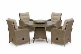 Own Living diningset tartano nevra mexican sand - afbeelding 1