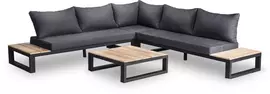 Own Living hoekset bora bora zwart - afbeelding 2