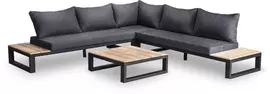 Own Living hoekset bora bora zwart - afbeelding 5