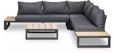 Own Living hoekset bora bora zwart - afbeelding 6