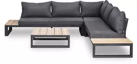 Own Living hoekset bora bora zwart - afbeelding 6