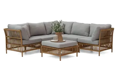 Own Living hoekset cyprus bamboo - afbeelding 1